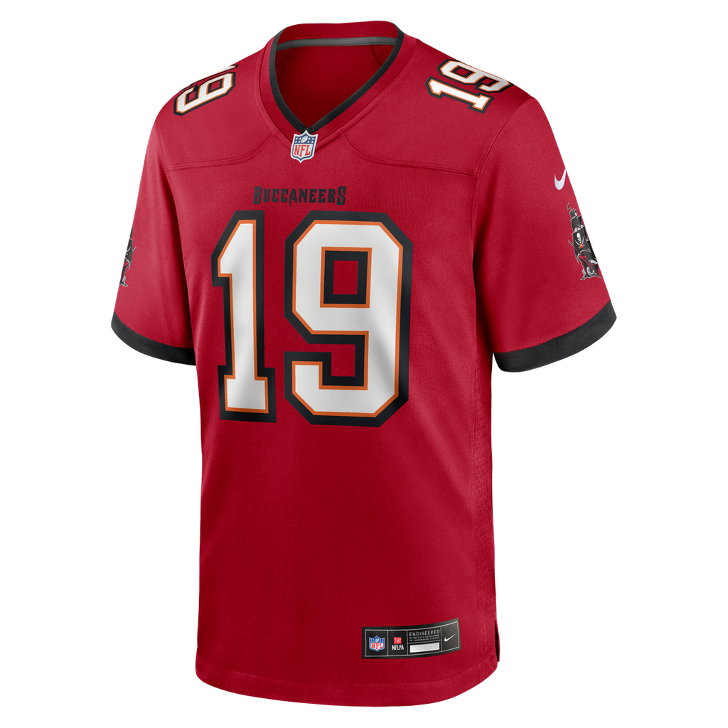 Men's Tampa Bay Buccaneers Keyshawn Johnson Nike Red Game Retired Player Jersey