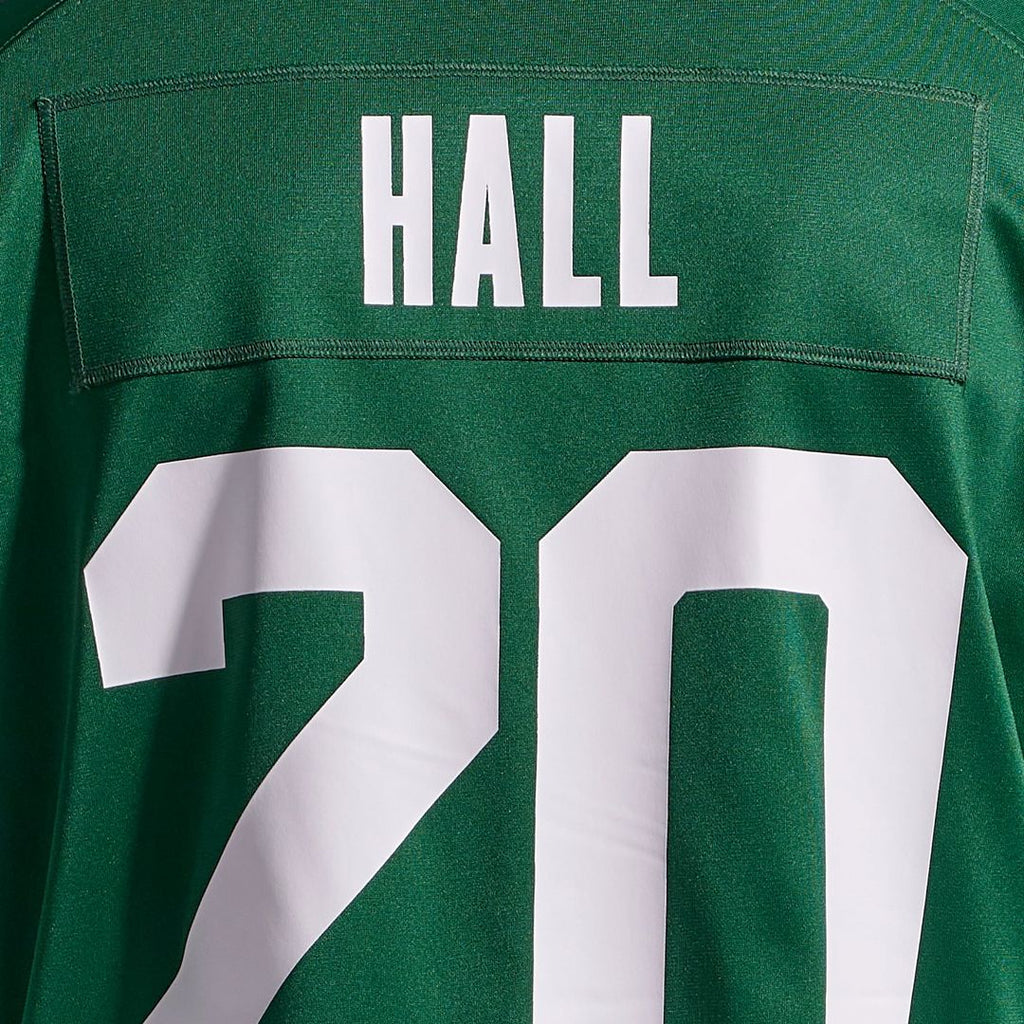 Men's New York Jets Breece Hall Nike Legacy Green Game Jersey