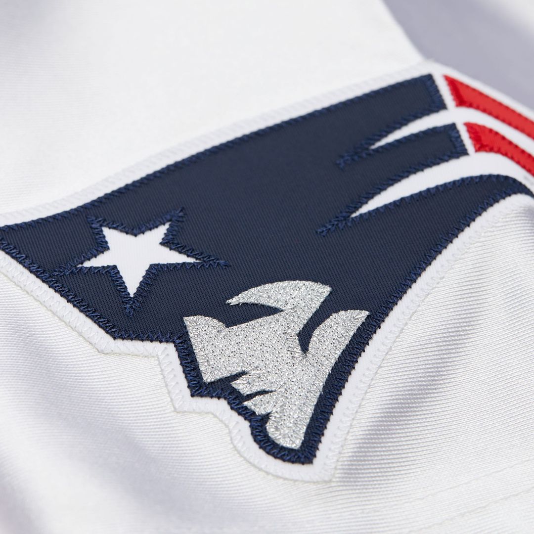 Men's New England Patriots Tom Brady Mitchell & Ness White 2000 Big & Tall Legacy Replica Jersey