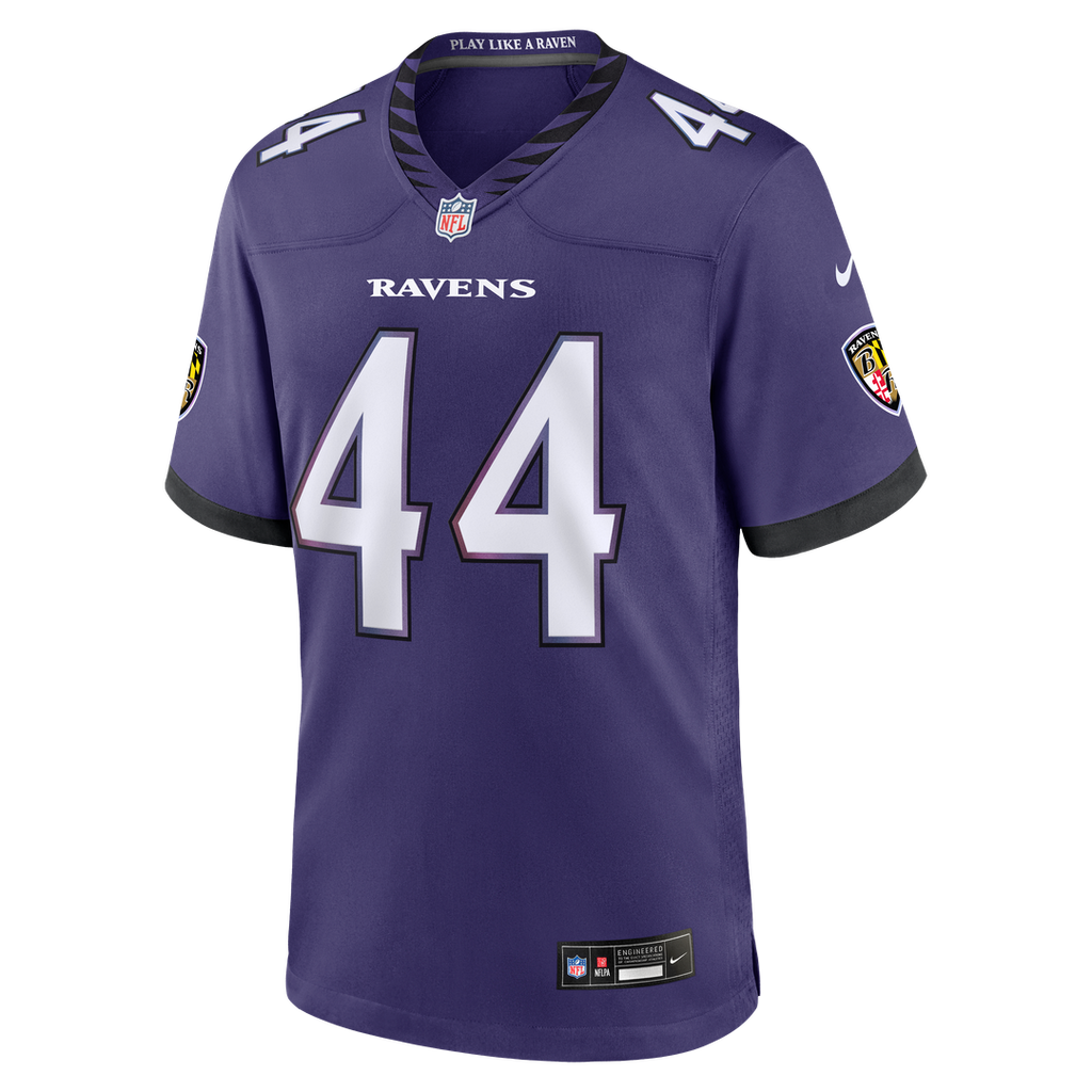Men's Baltimore Ravens Marlon Humphrey Nike Purple Team Game Jersey