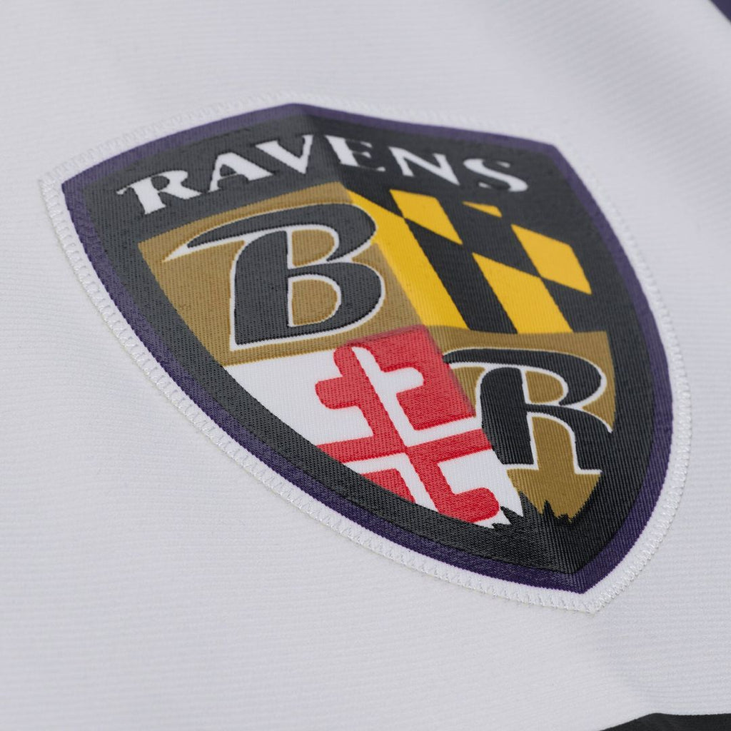 Men's Baltimore Ravens Terrell Suggs Mitchell & Ness White 2003 Legacy Replica Player Jersey