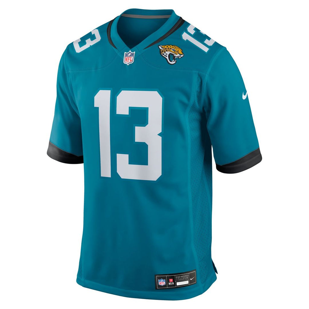 Men's Jacksonville Jaguars Tim Jones Nike  Teal Team Game Jersey