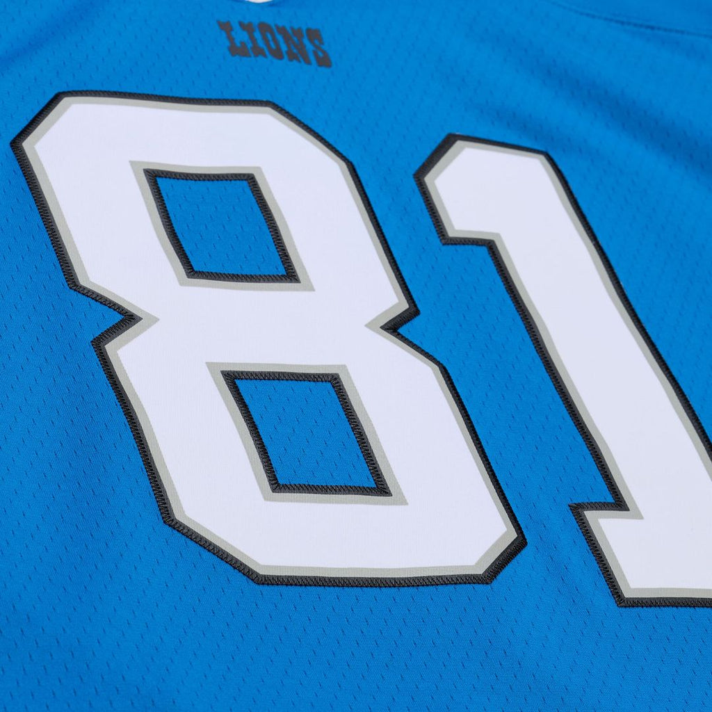 Men's Detroit Lions Calvin Johnson Mitchell & Ness Blue 2007 Legacy Replica Jersey