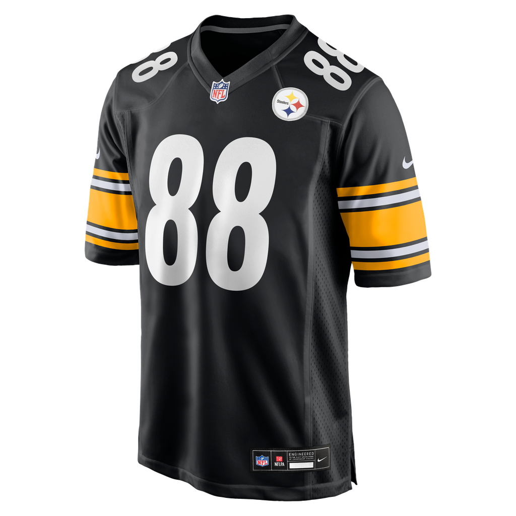 Men's Pittsburgh Steelers Pat Freiermuth Nike Black Game Jersey