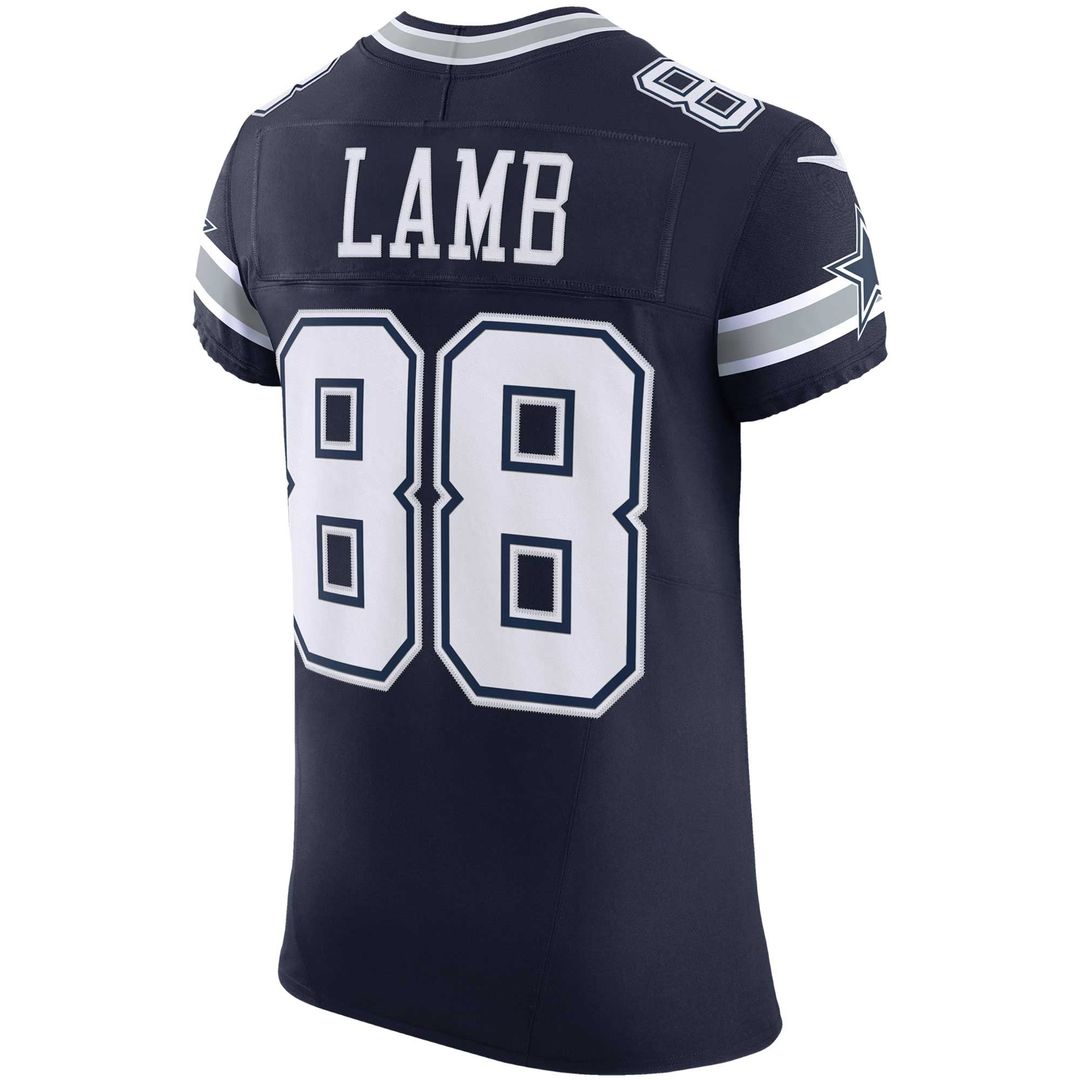 Men's Dallas Cowboys CeeDee Lamb Nike Navy Team Vapor F.U.S.E. Elite Jersey