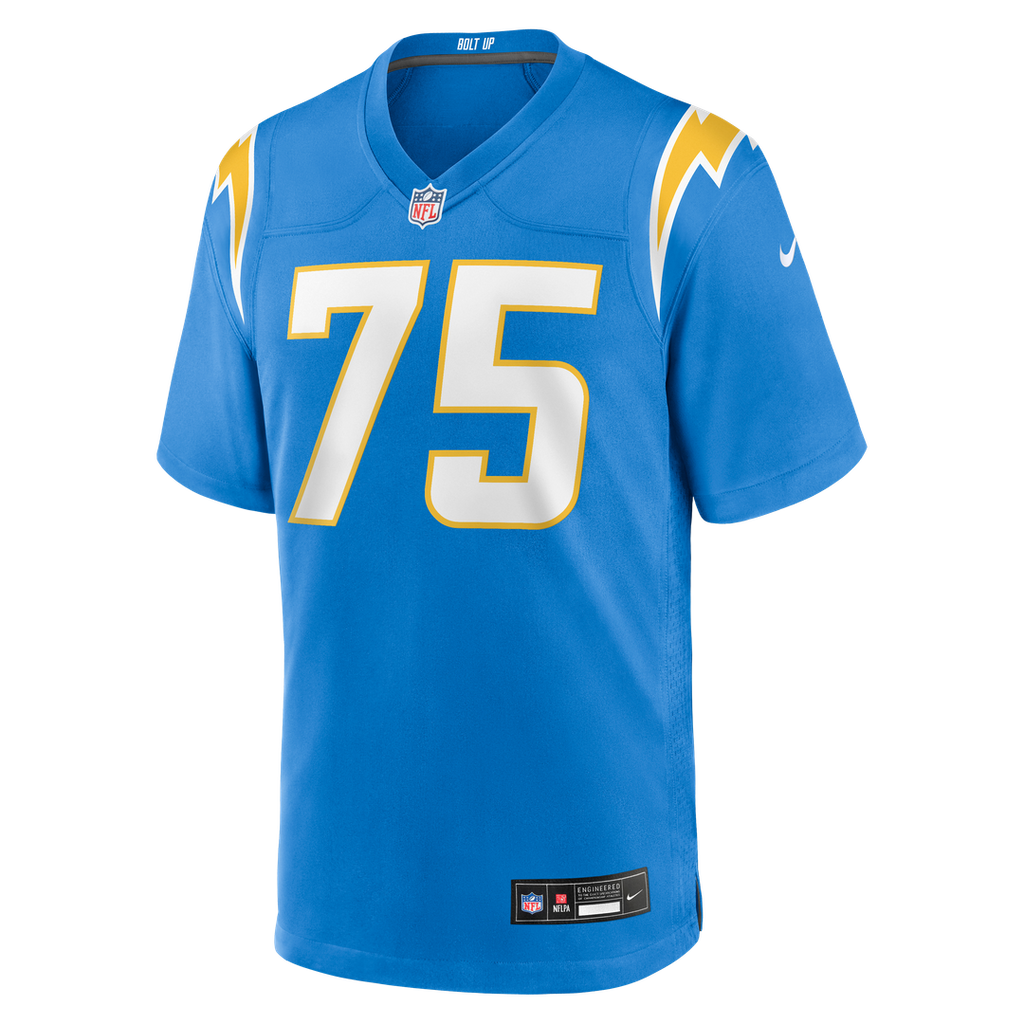 Men's Los Angeles Chargers Bradley Bozeman Nike  Powder Blue  Game Jersey