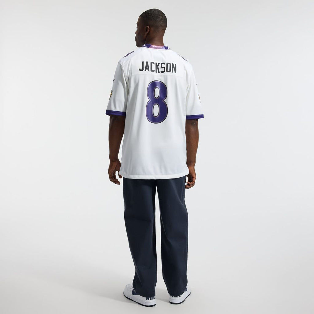 Men's Baltimore Ravens Lamar Jackson Nike Black Alternate Game Jersey