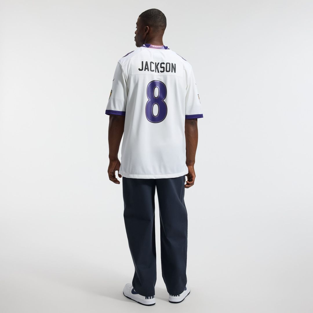 Men's Baltimore Ravens Lamar Jackson Nike Black Alternate Game Jersey
