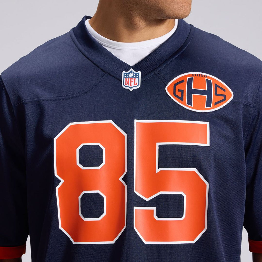 Men's Chicago Bears Cole Kmet Nike Navy 2026 Rivalries Collection Game Jersey