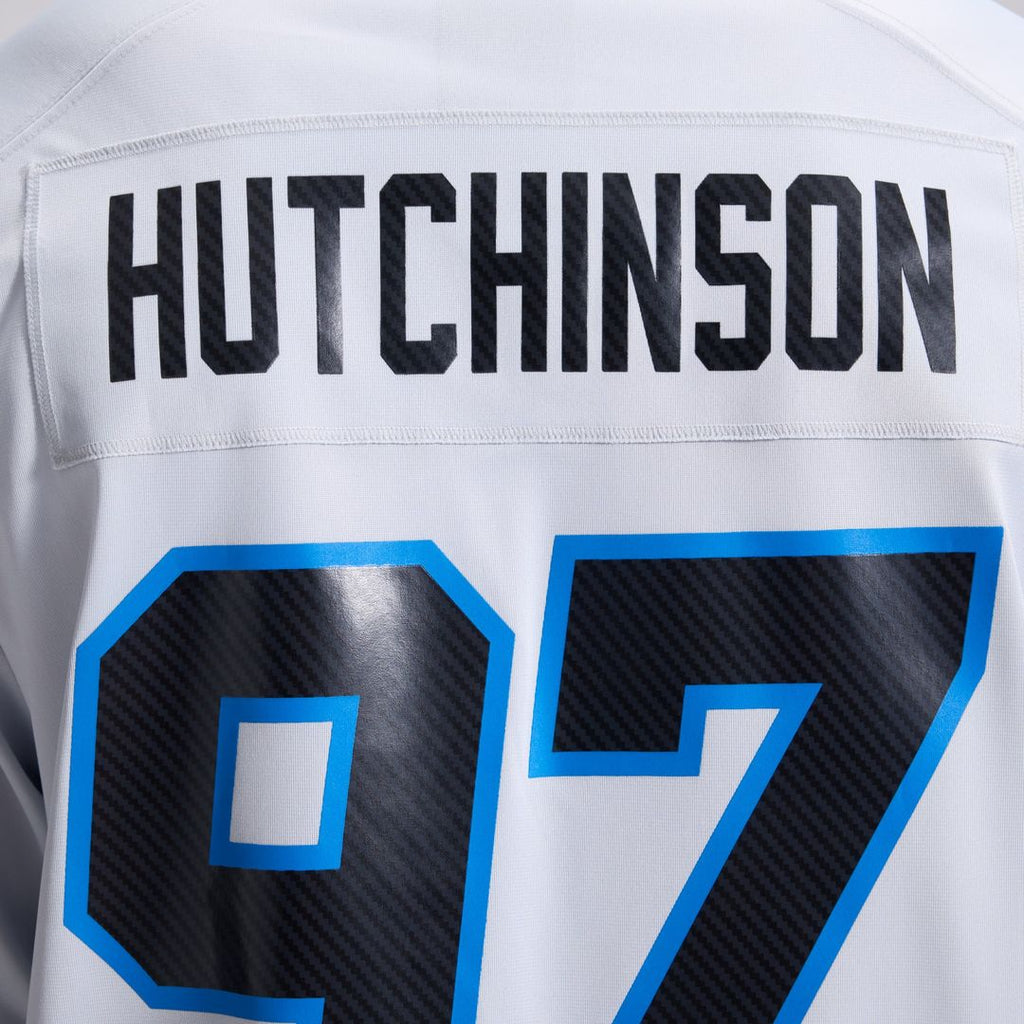 Men's Detroit Lions Aidan Hutchinson Nike Silver 2026 Rivalries Collection Game Jersey