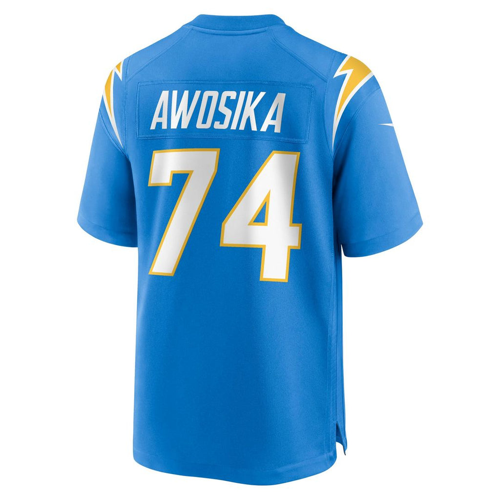 Men's Los Angeles Chargers Kayode Awosika Nike  Powder Blue Team Game Jersey