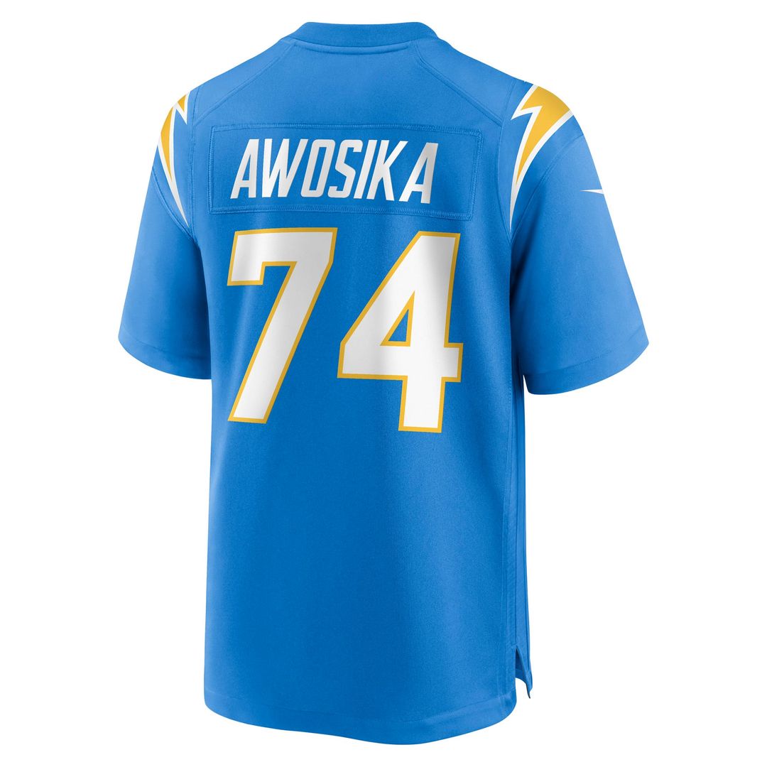 Men's Los Angeles Chargers Kayode Awosika Nike  Powder Blue Team Game Jersey