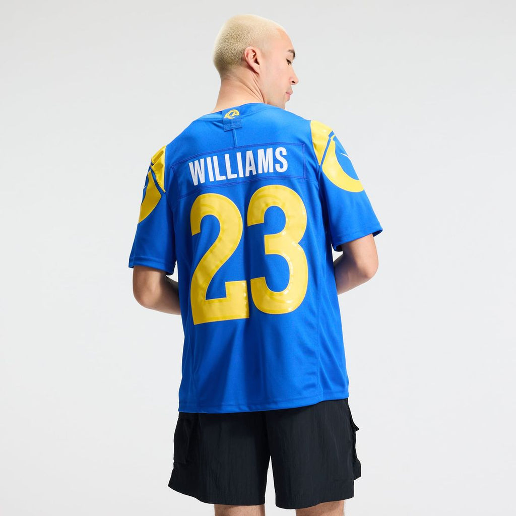 Men's Los Angeles Rams Kyren Williams Nike Royal Team Vapor F.U.S.E. Stitched Limited Jersey