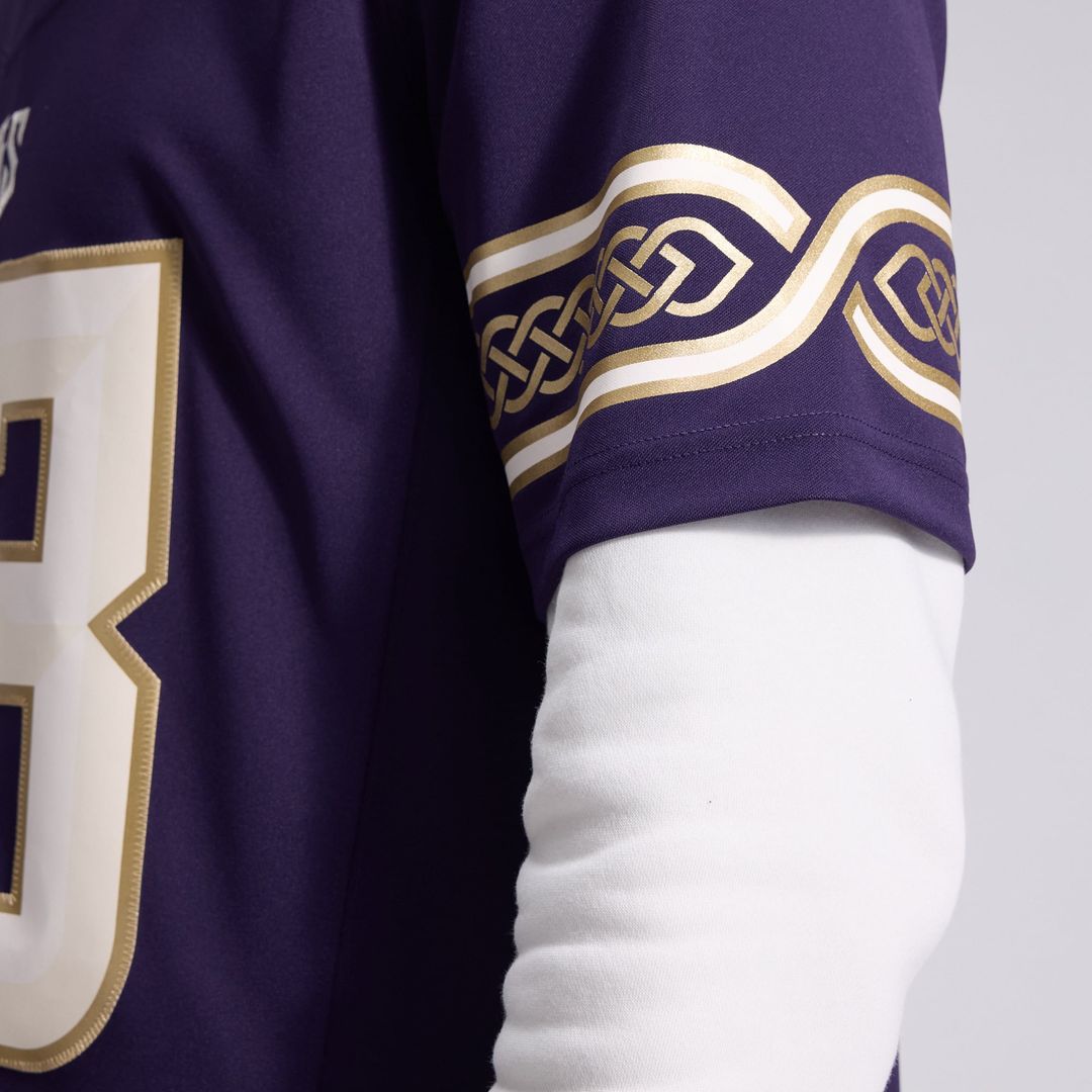Men's Minnesota Vikings Andrew Van Ginkel Nike Purple 2026 Rivalries Collection Stitched Limited Jersey