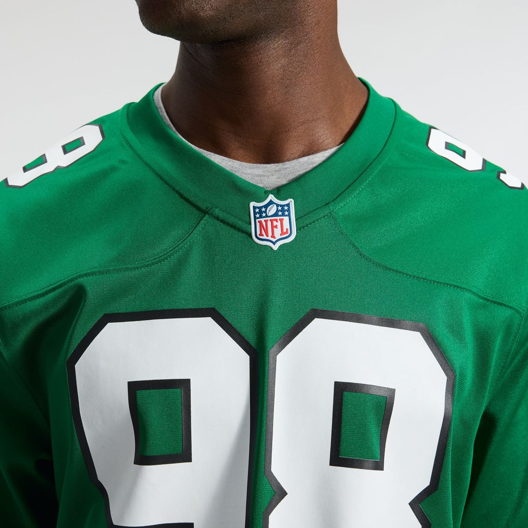 Men's Philadelphia Eagles Jalen Carter Nike  Midnight Green Team Game Jersey