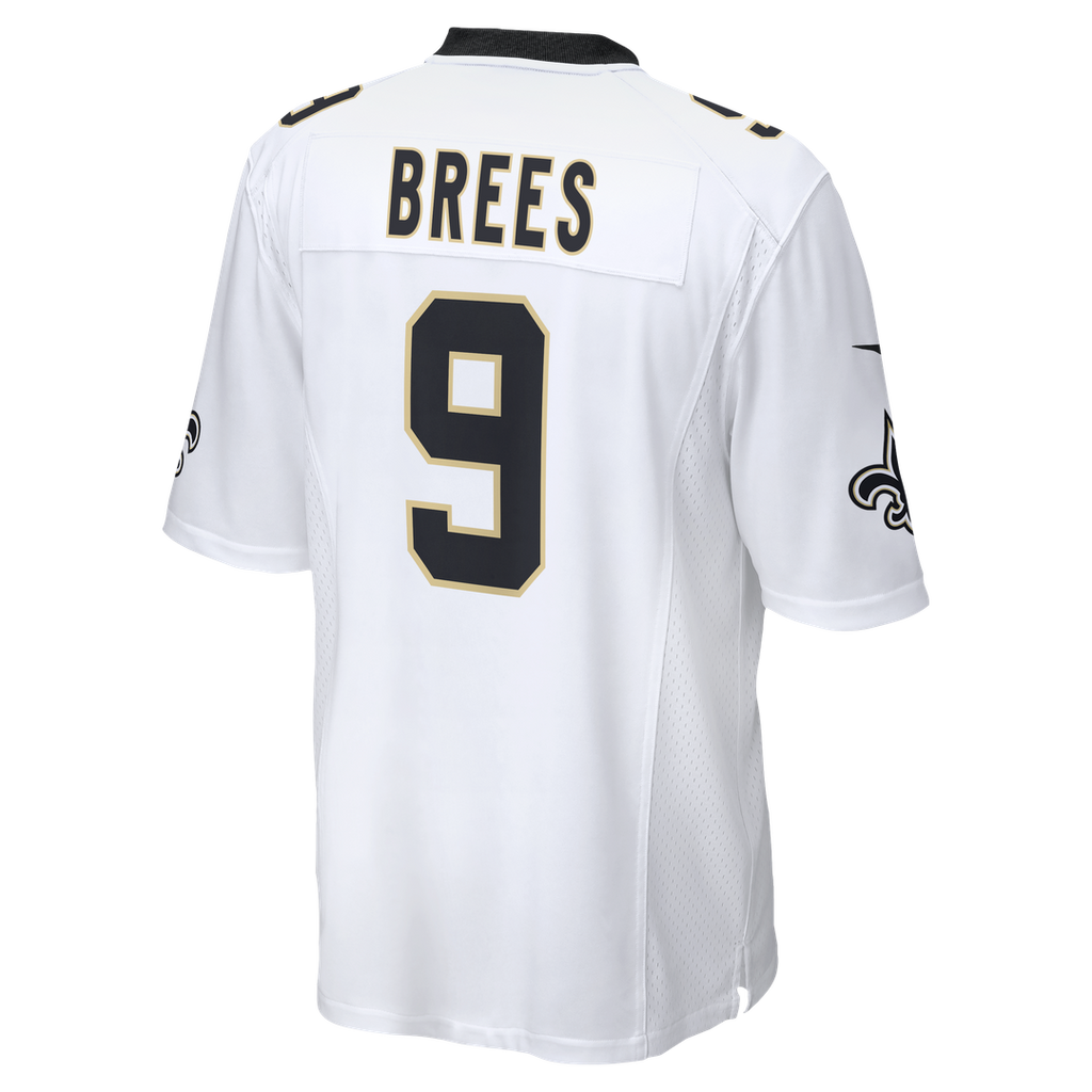 Men's New Orleans Saints Drew Brees Nike  White Game Jersey