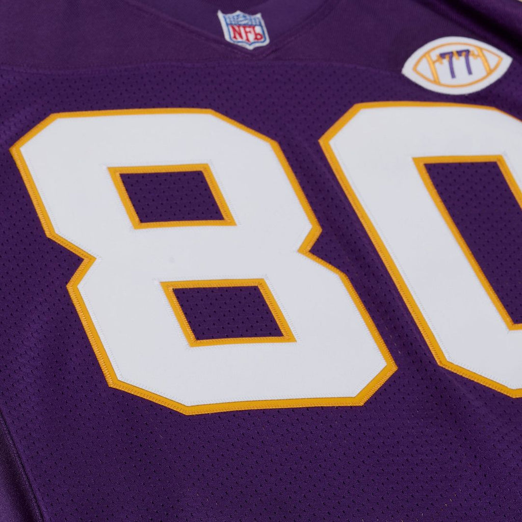 Men's Minnesota Vikings Cris Carter Mitchell & Ness Purple 2001 Authentic Throwback Jersey