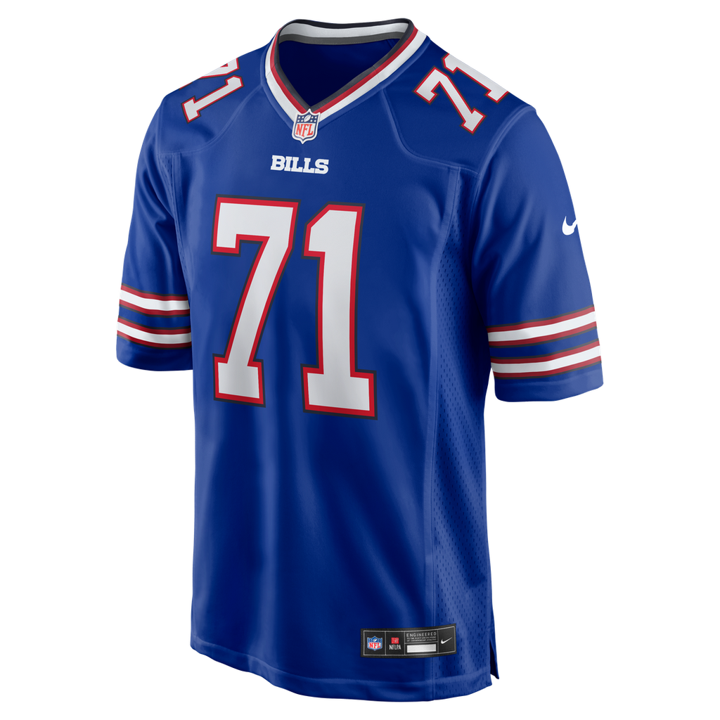 Men's Buffalo Bills Jedrick Wills Jr. Nike Royal Team Game Jersey