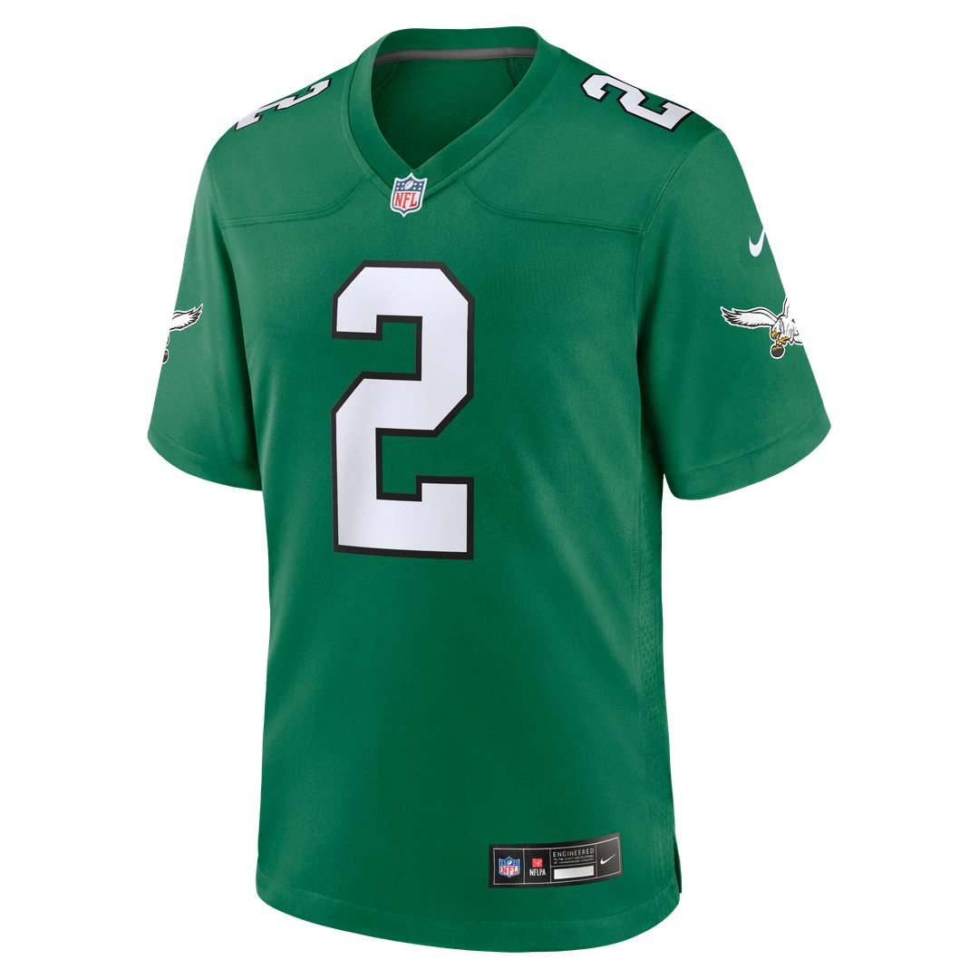 Men's Philadelphia Eagles Tariq Woolen Nike  Kelly Green Alternate Game Jersey