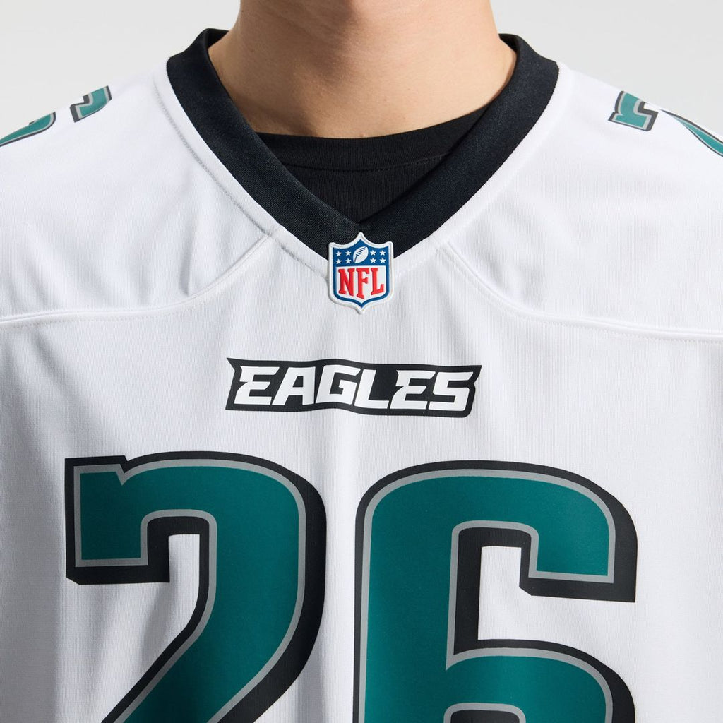 Men's Philadelphia Eagles Saquon Barkley Nike  Black Alternate Game Jersey