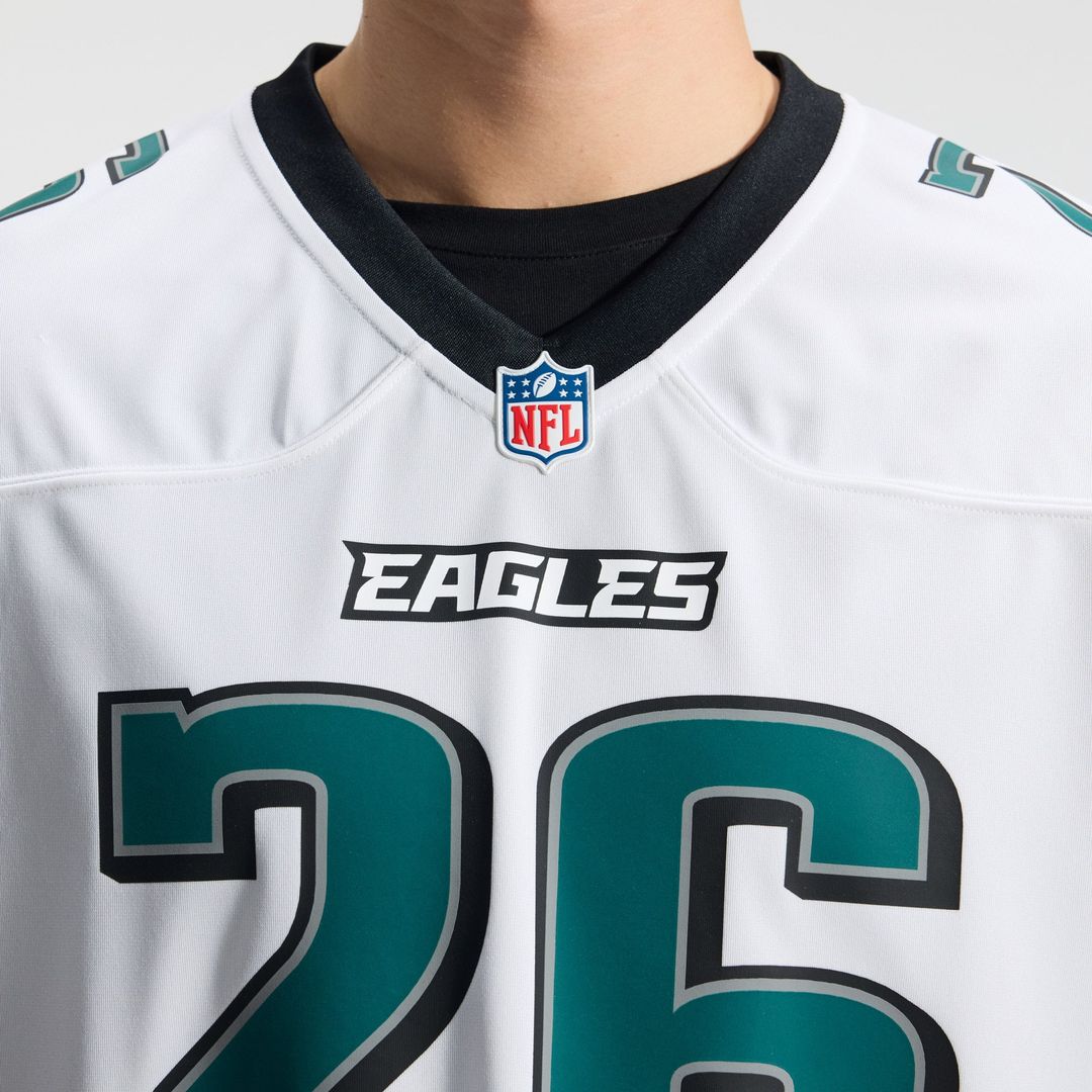 Men's Philadelphia Eagles Saquon Barkley Nike  Black Alternate Game Jersey