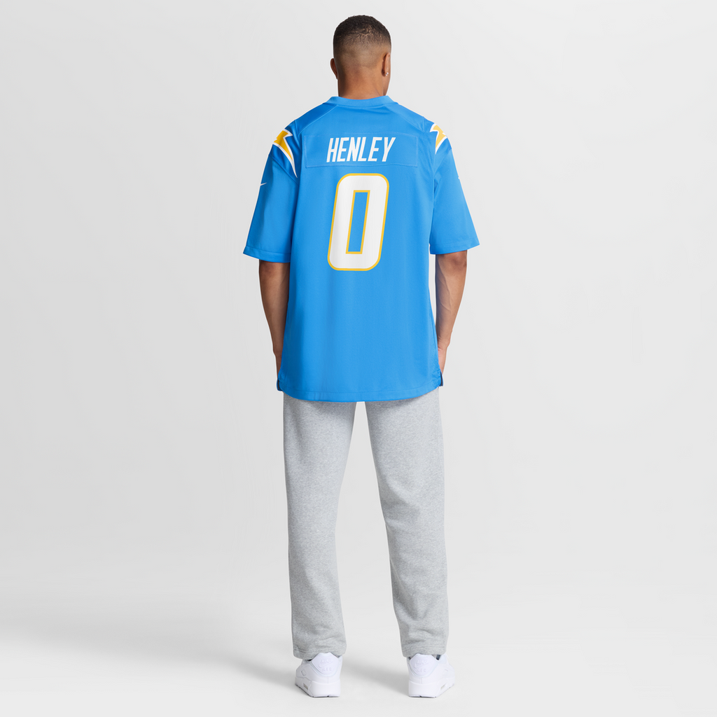 Men's Los Angeles Chargers Daiyan Henley Nike Powder Blue Team Game Jersey