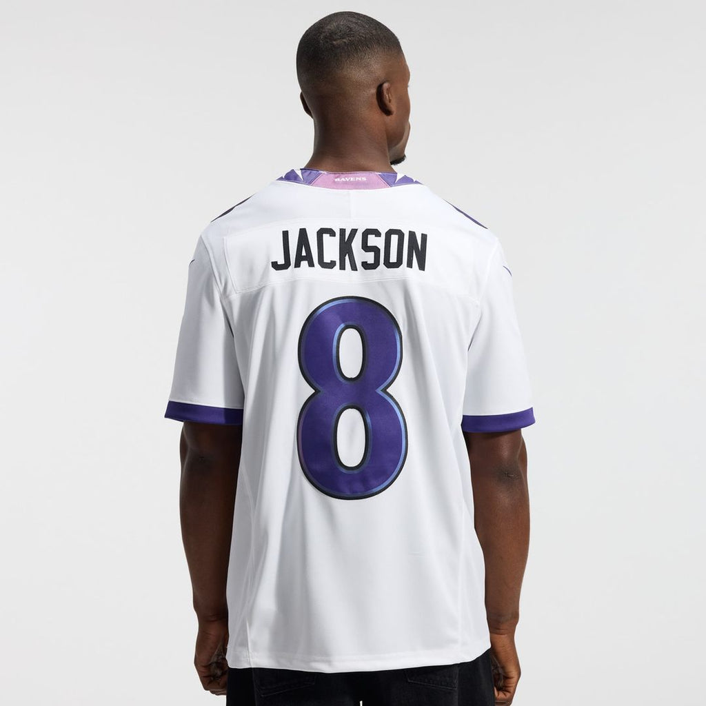 Men's Baltimore Ravens Lamar Jackson Nike Purple Team Vapor F.U.S.E. Stitched Limited Jersey