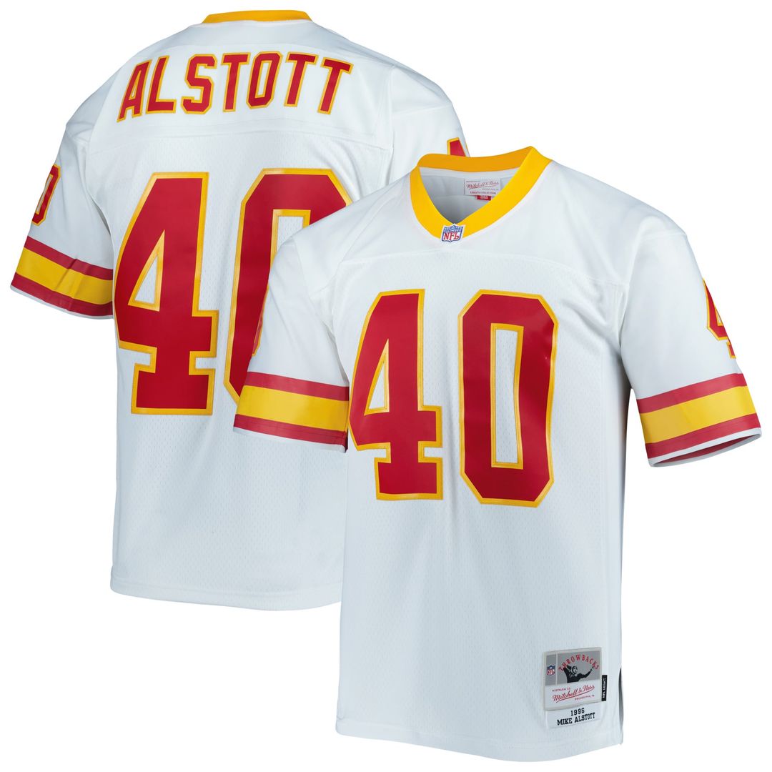 Men's Tampa Bay Buccaneers Mike Alstott Mitchell & Ness Red Legacy Replica Jersey