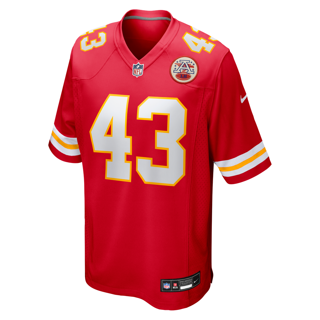 Men's Kansas City Chiefs Jack Cochrane Nike Red Game Player Jersey