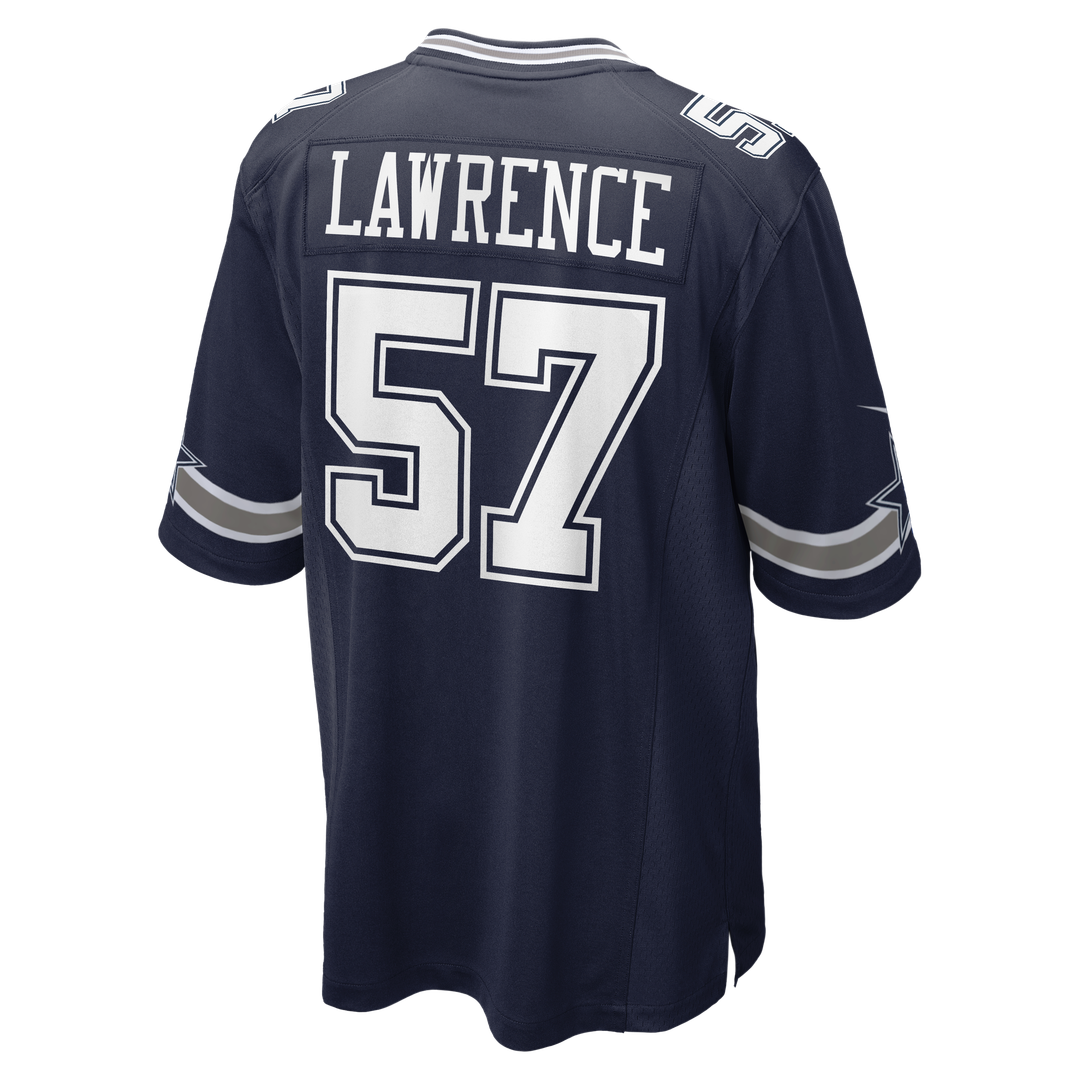 Men's Dallas Cowboys Malachi Lawrence Nike Navy Team Game Jersey