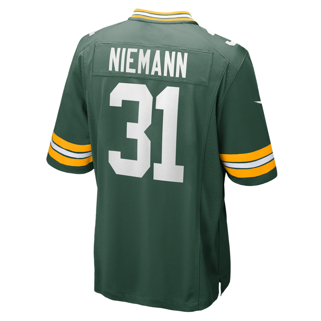 Men's Green Bay Packers Nick Niemann Nike  Green Team Game Jersey