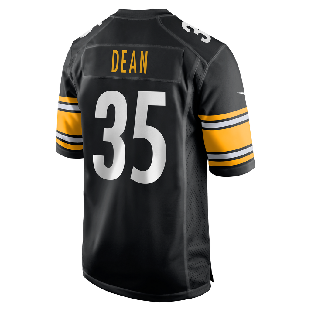 Men's Pittsburgh Steelers Jamel Dean Nike  Black Team Game Jersey