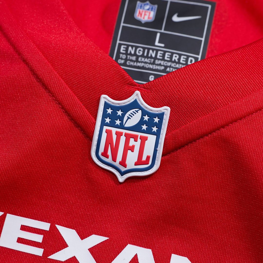 Men's Houston Texans Jalen Pitre Nike Red Alternate Game Jersey