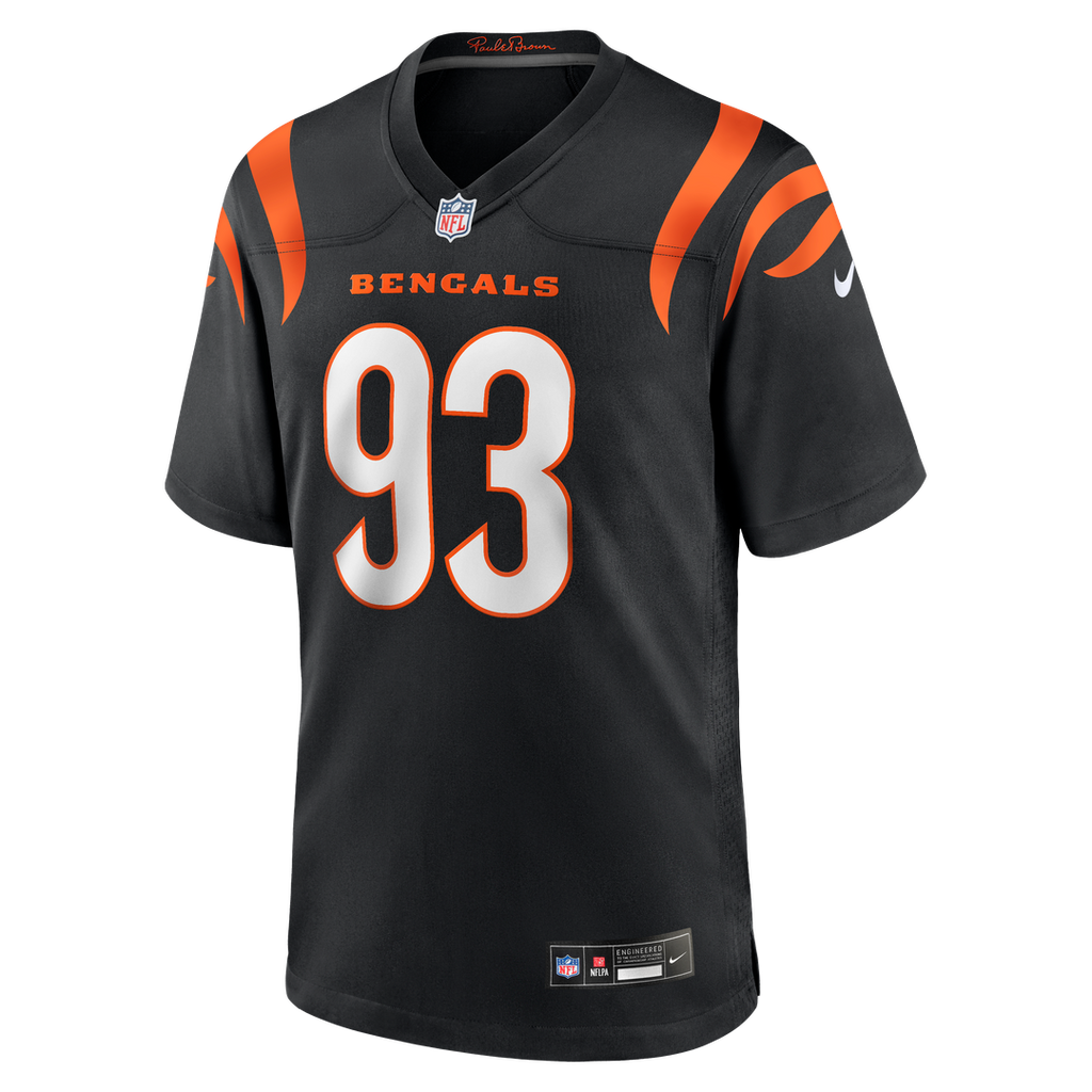 Men's Cincinnati Bengals McKinnley Jackson Nike  Black  Game Jersey