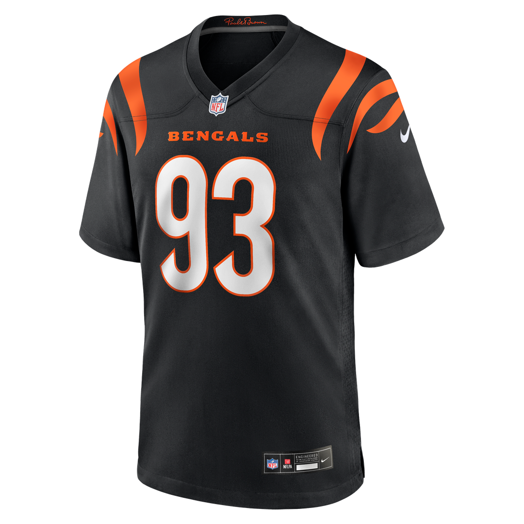 Men's Cincinnati Bengals McKinnley Jackson Nike  Black  Game Jersey