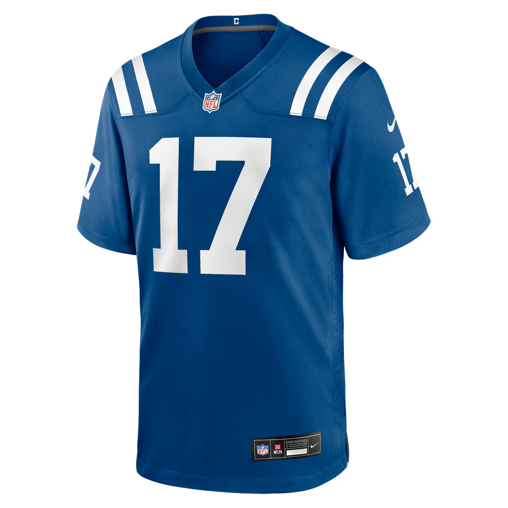 Men's Indianapolis Colts Daniel Jones Nike  White Game Jersey
