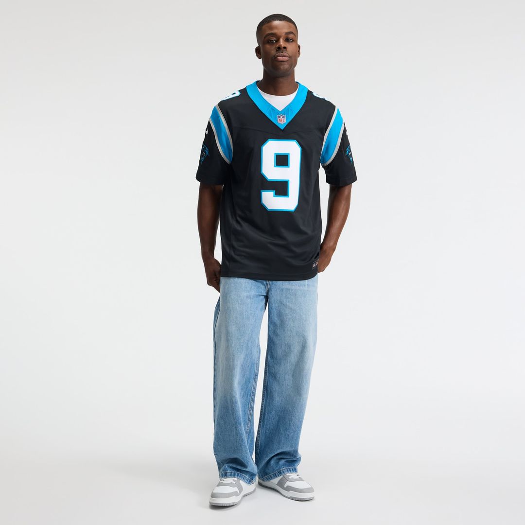 Men's Carolina Panthers Bryce Young Nike Blue Alternate Vapor F.U.S.E. Stitched Limited Jersey