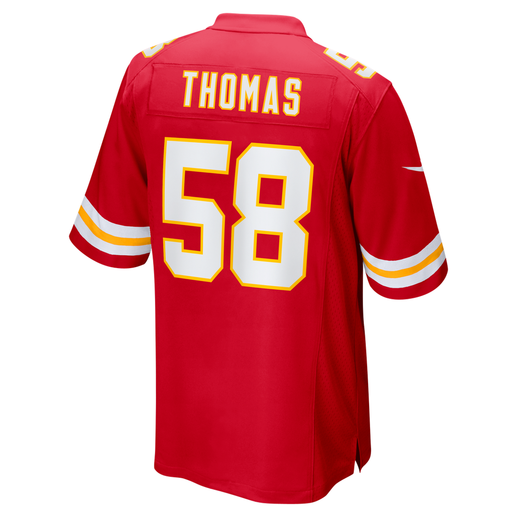 Men's Kansas City Chiefs Derrick Thomas Nike Red Game Retired Player Jersey
