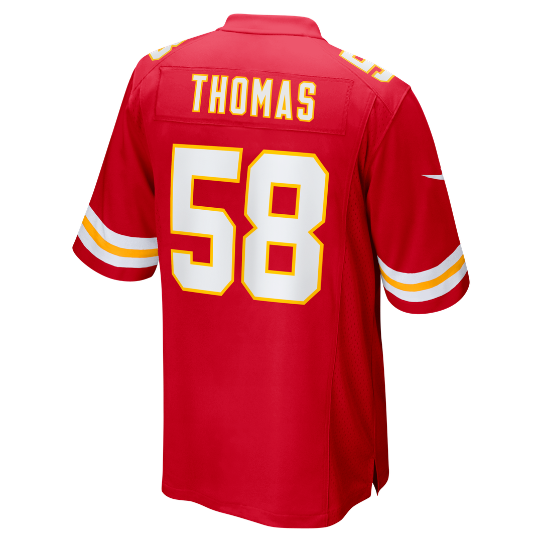 Men's Kansas City Chiefs Derrick Thomas Nike White Retired Player Game Jersey