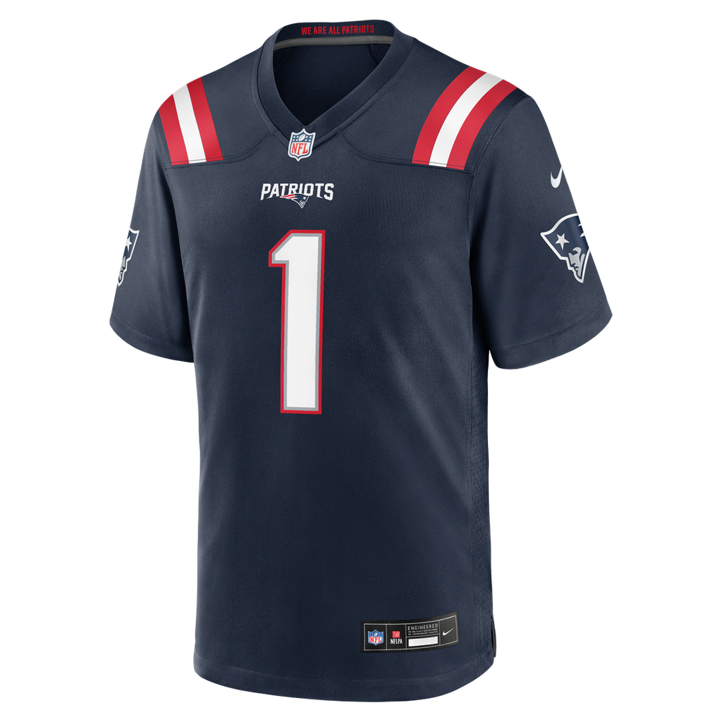 Men's New England Patriots A.J. Brown Nike Red Game Jersey