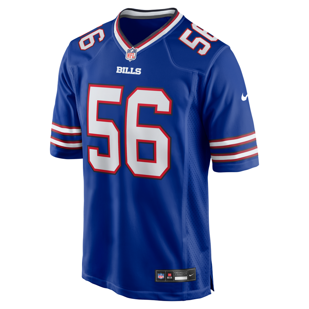 Men's Buffalo Bills Javon Solomon Nike  Royal Game Jersey