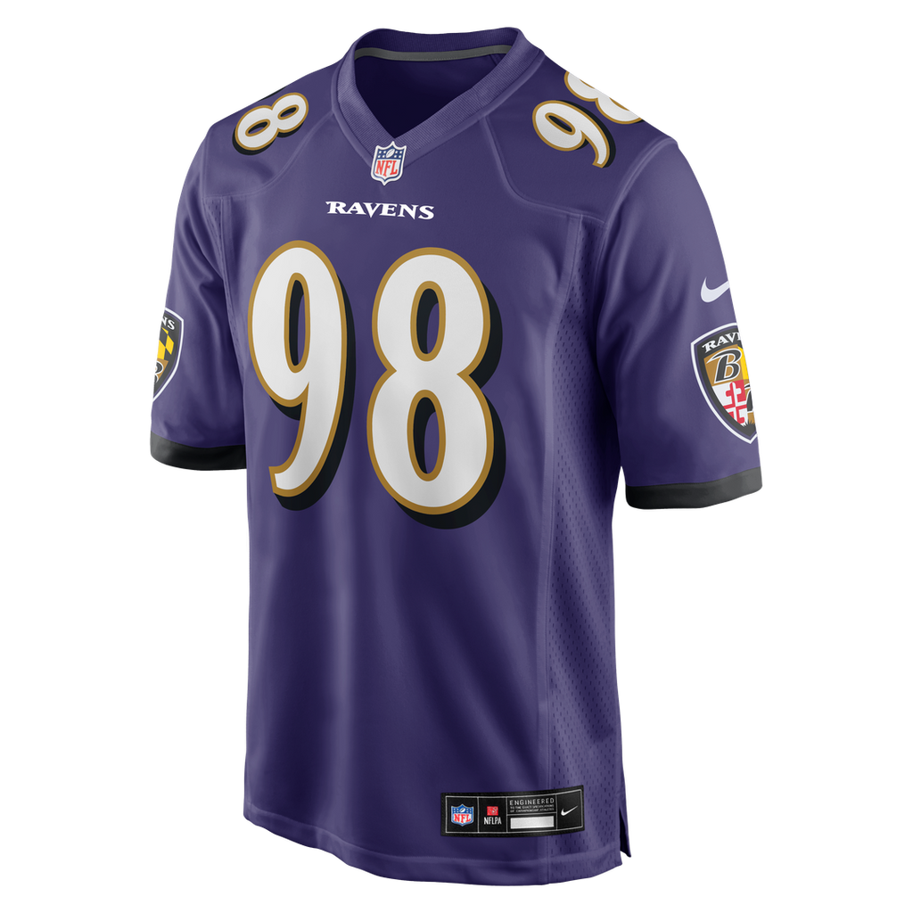 Men's Baltimore Ravens Tony Siragusa Nike Purple Game Retired Player Jersey