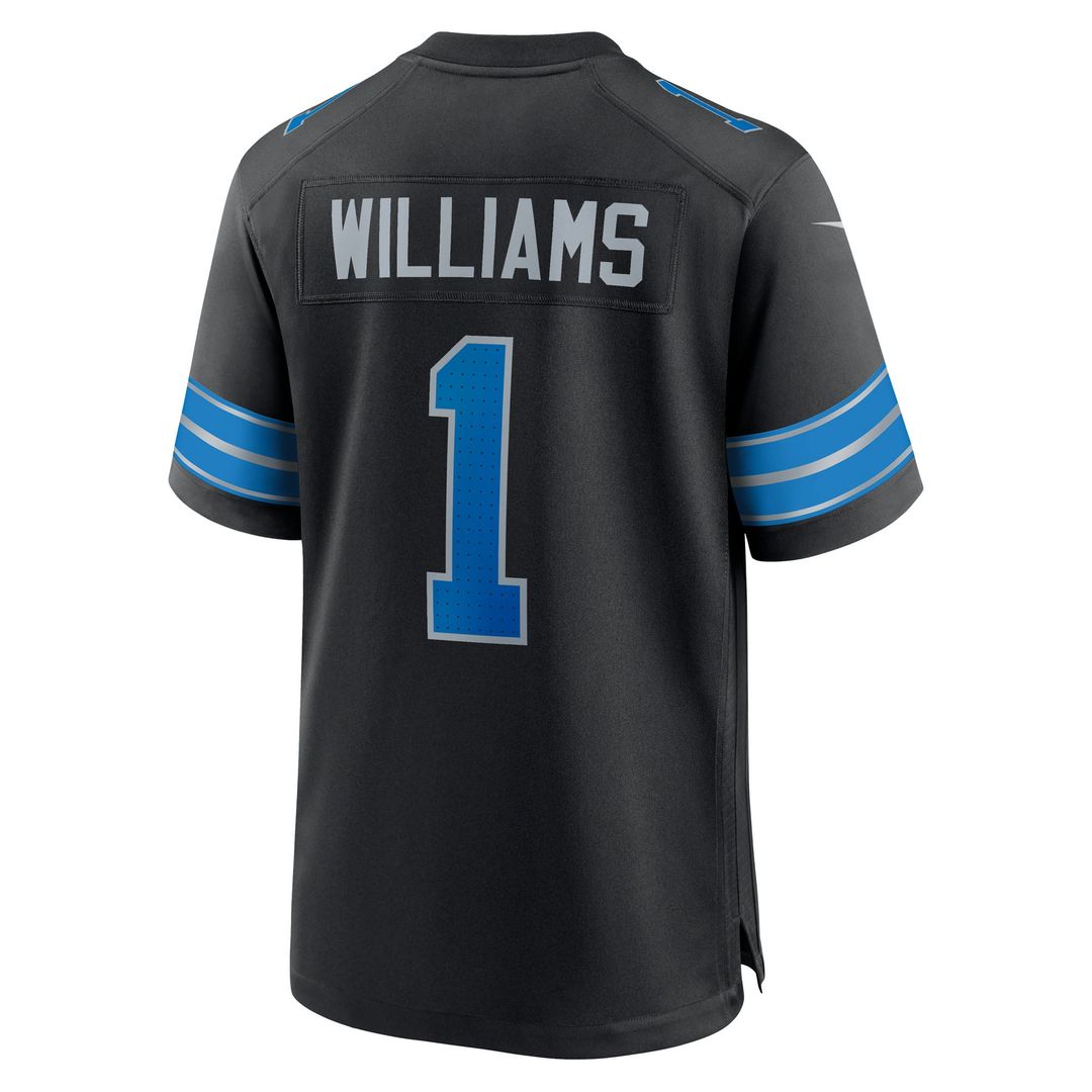 Men's Detroit Lions Jameson Williams Nike Blue Game Player Jersey