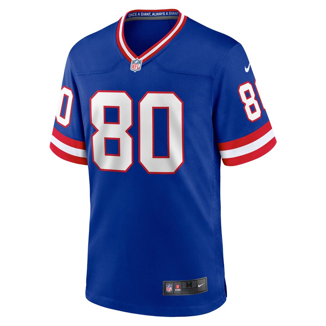 Men's New York Giants Jeremy Shockey Nike Royal Retired Player Alternate Game Jersey