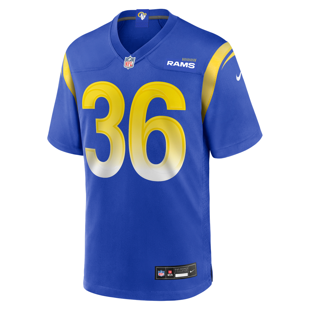 Men's Los Angeles Rams Charles Woods Nike  Royal Game Jersey