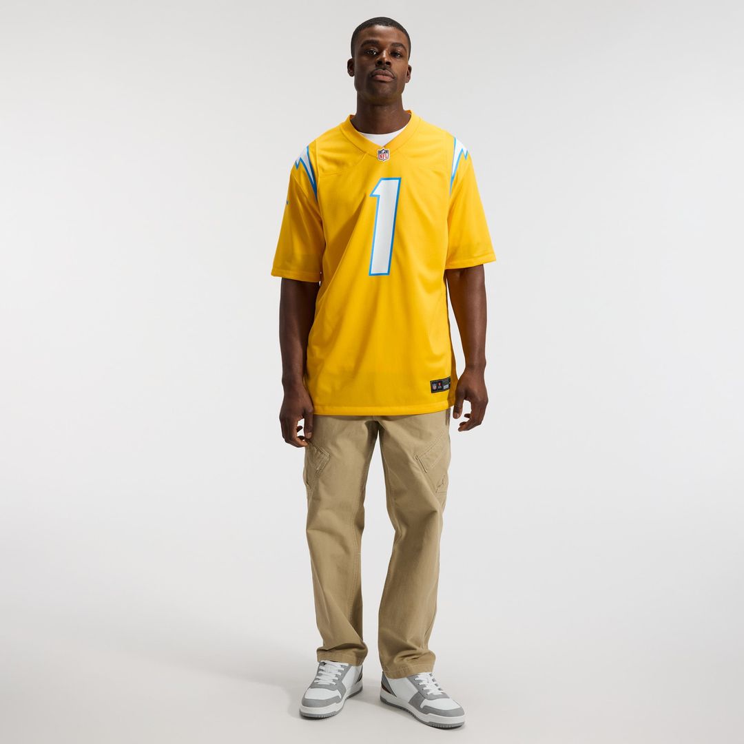 Men's Los Angeles Chargers Quentin Johnston Nike Powder Blue  Game Player Jersey