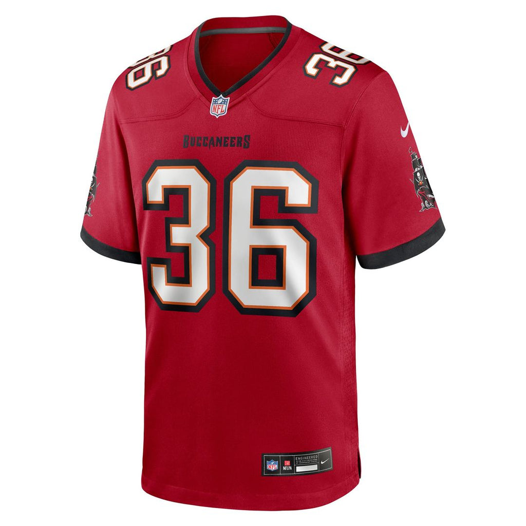Men's Tampa Bay Buccaneers JJ Roberts Nike  Red Team Game Jersey