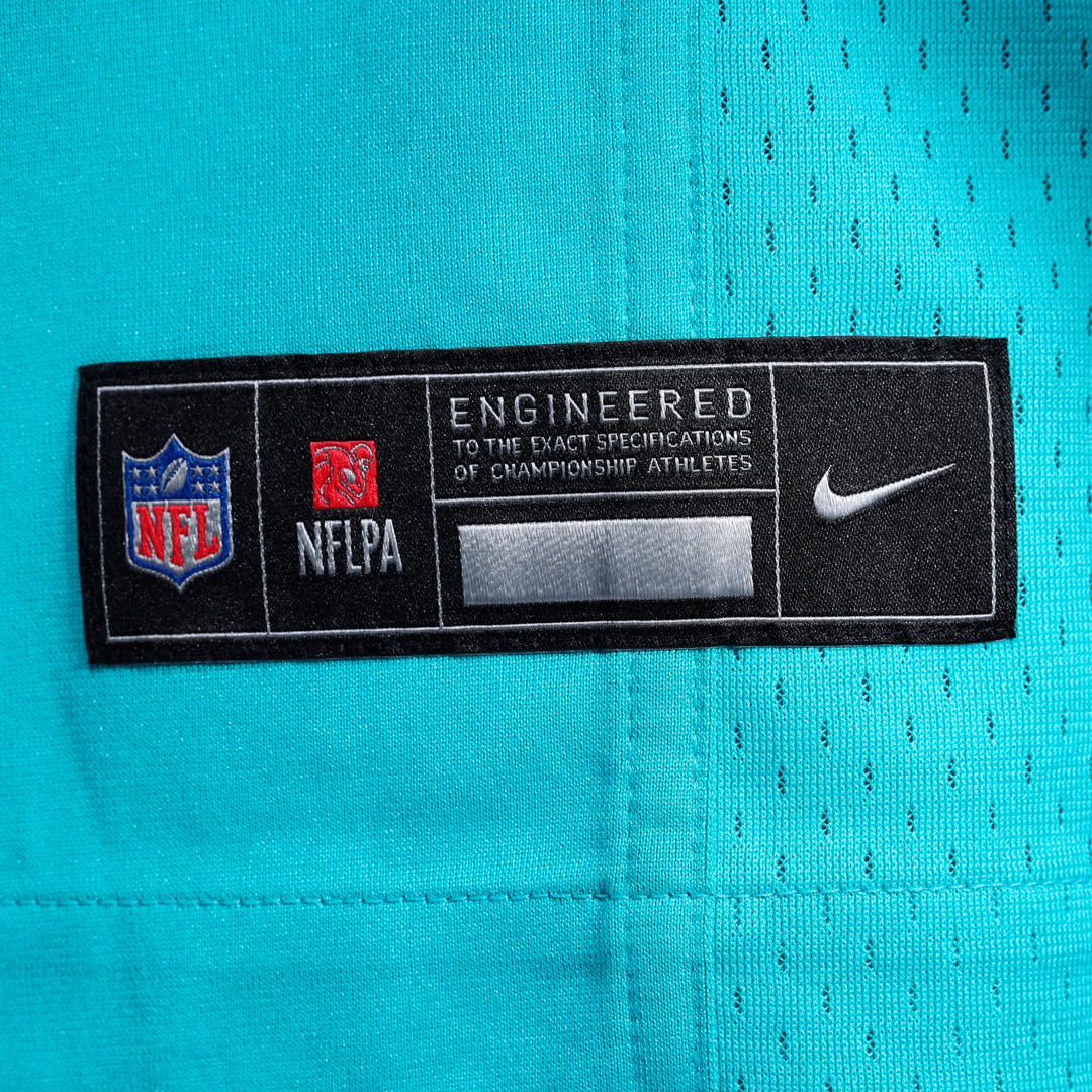 Men's Miami Dolphins Ethan Bonner Nike  Aqua  Game Jersey