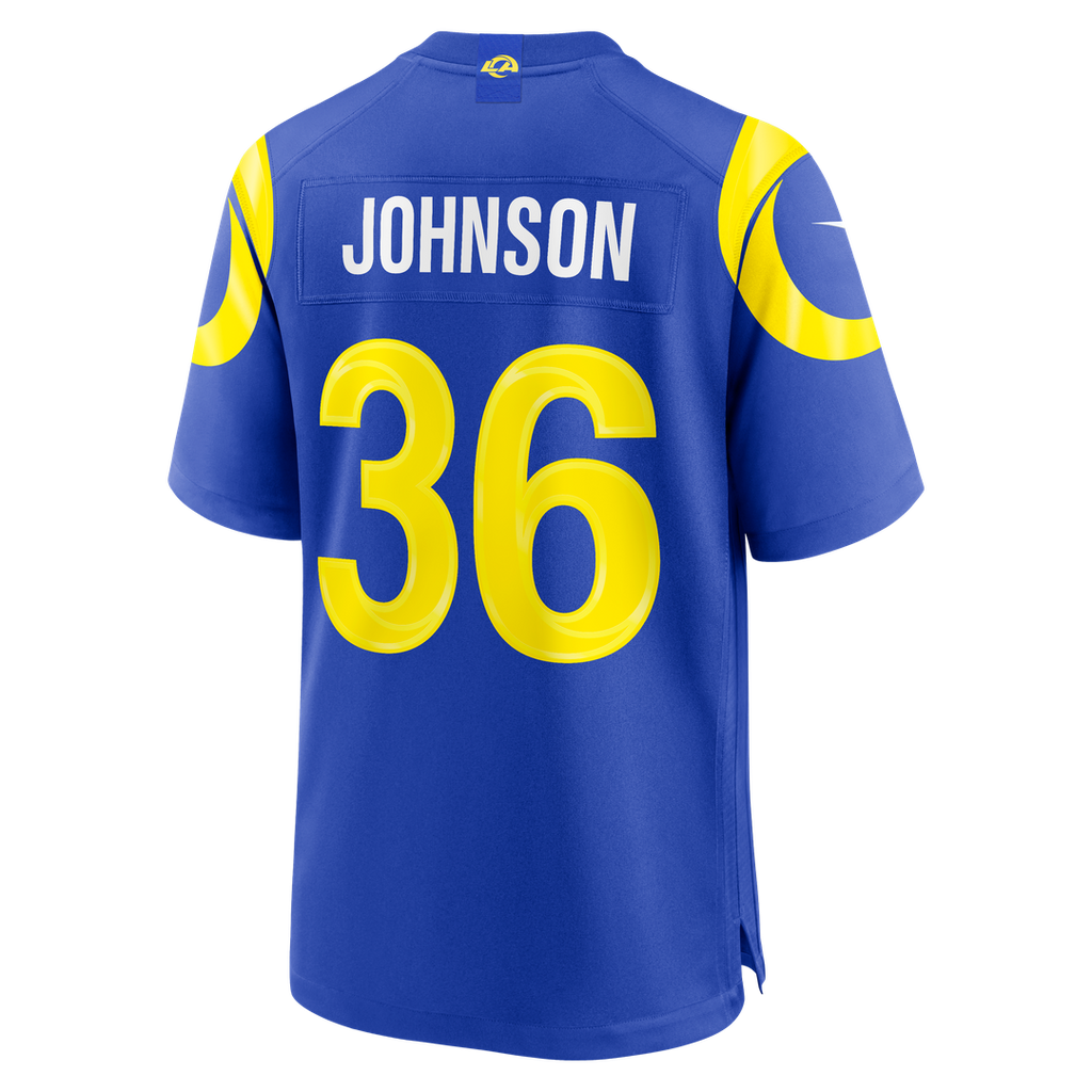 Men's Los Angeles Rams Alex Johnson Nike Royal Team Game Jersey
