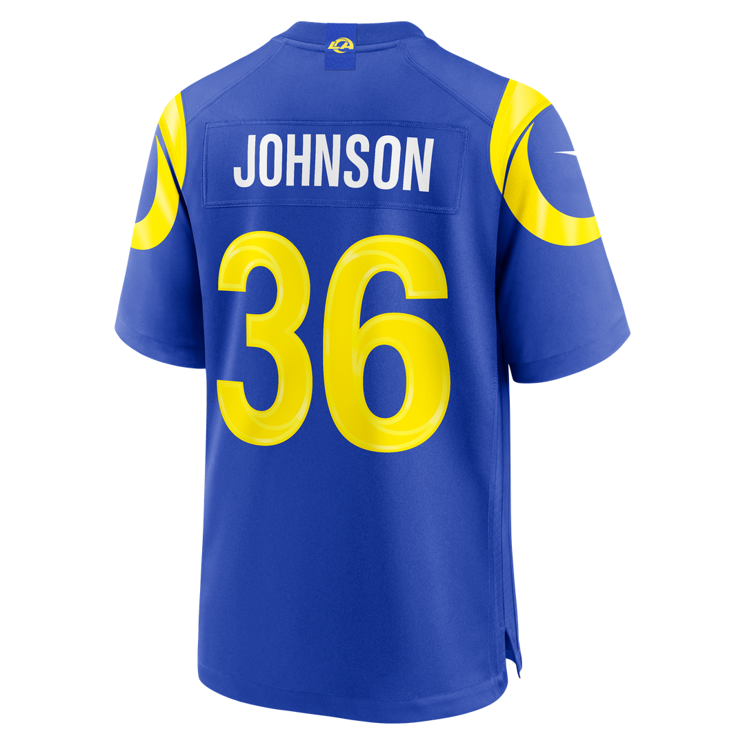 Men's Los Angeles Rams Alex Johnson Nike Royal Team Game Jersey
